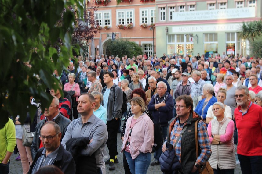 Protestkundgebung Oktober in Bad Langensalza