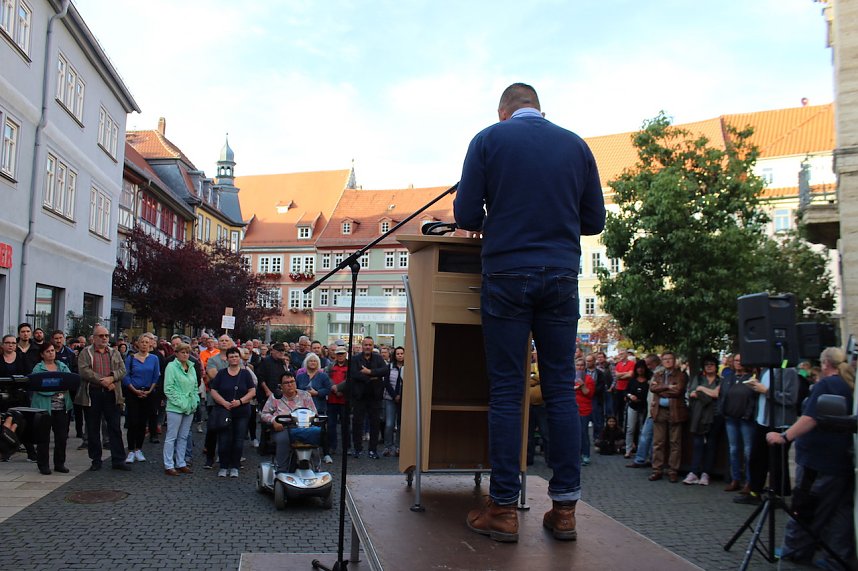 Protestkundgebung Oktober in Bad Langensalza