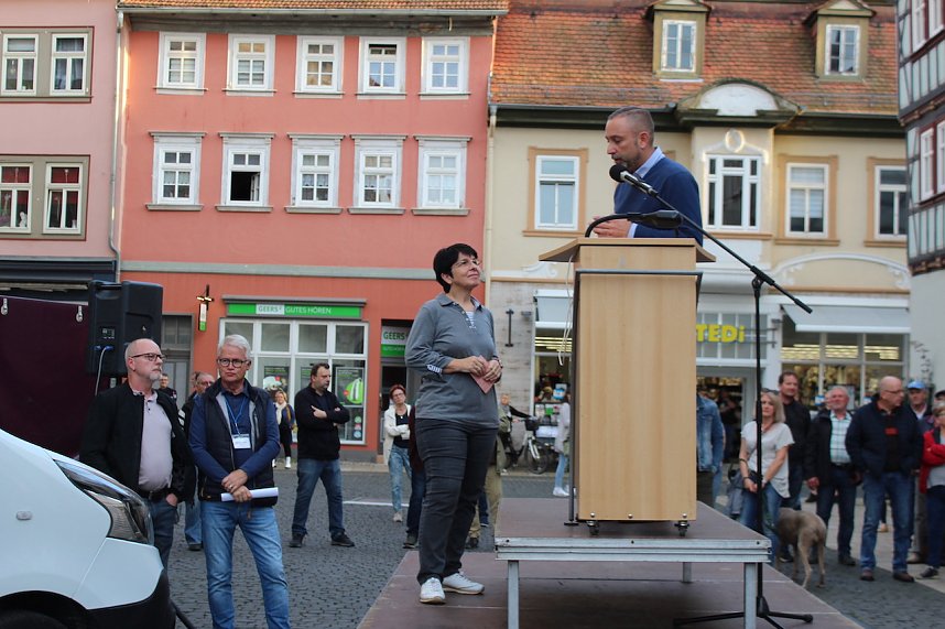 Protestkundgebung Oktober in Bad Langensalza