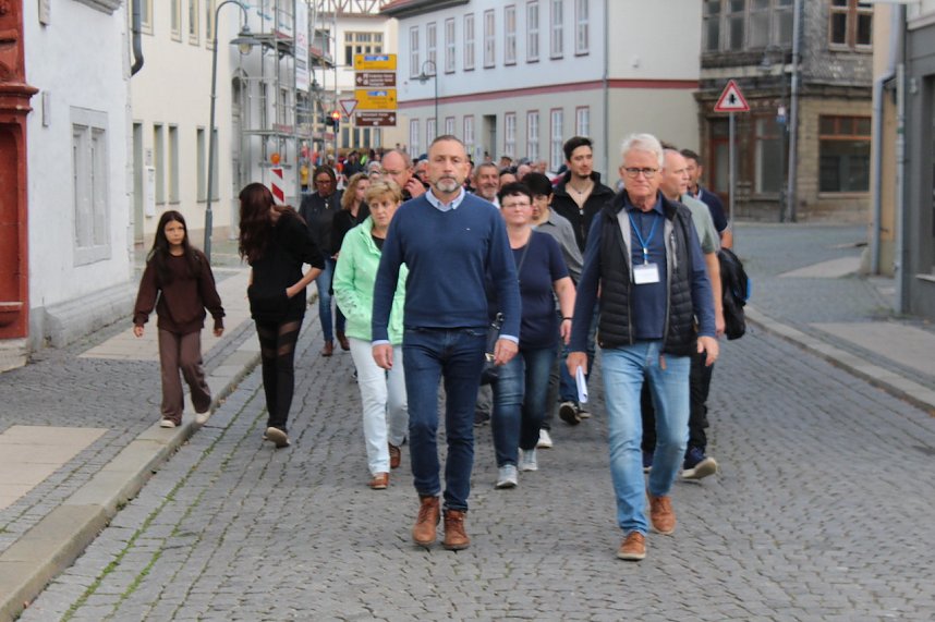 Protestkundgebung Oktober in Bad Langensalza