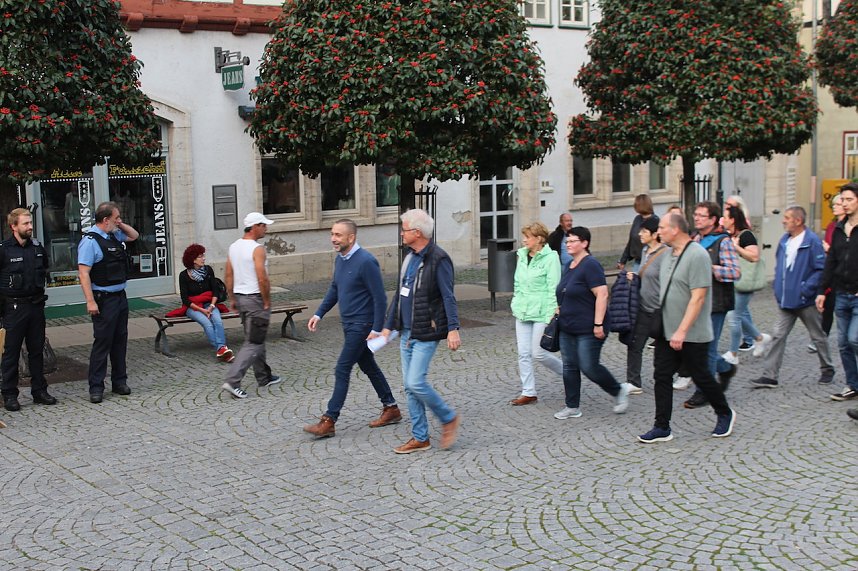 Protestkundgebung Oktober in Bad Langensalza