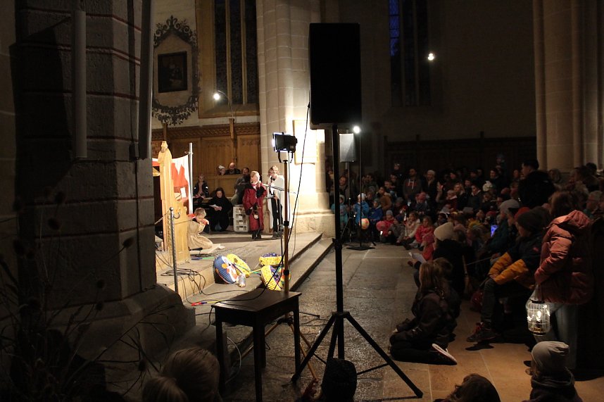 Stimmungsvoller Martinsnumzug in Bad Langensalza