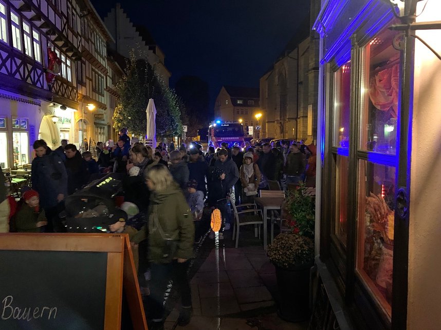 Stimmungsvoller Martinsnumzug in Bad Langensalza