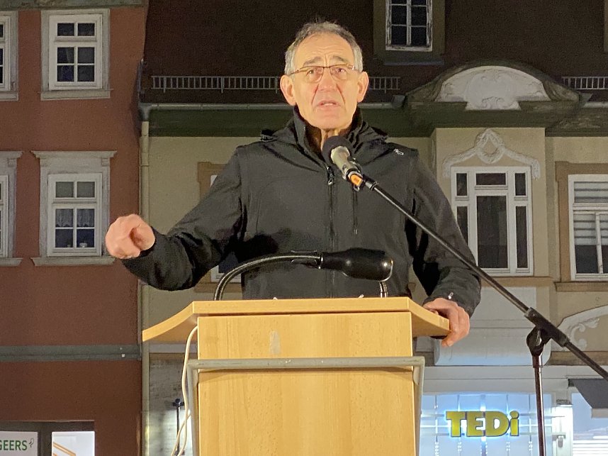 Dritte Kundgebung gegen die Energiepolitik der Bundesregierung in Bad Langensalza 