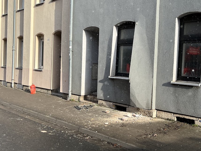 Explosion in Wohnhaus