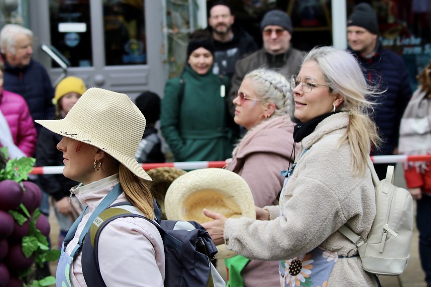 ZUm Karnevalsumzug zog es viele Jecken in die Stadt Bad Langensalza