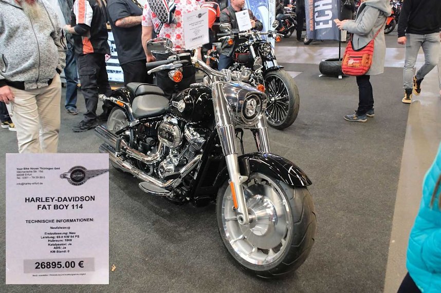 Impressionen von der Motorradmesse Erfurt