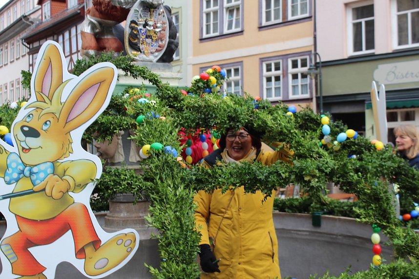 Fr&uuml;hjahrsputz am Bad Langensalzaer Rathaus