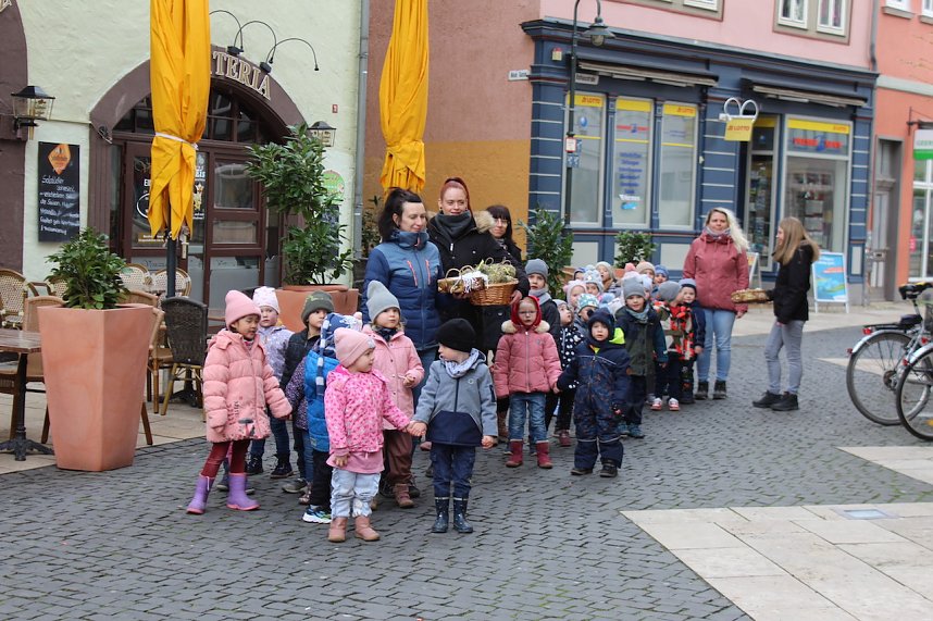 Fr&uuml;hjahrsputz am Bad Langensalzaer Rathaus