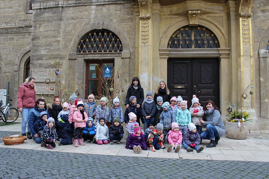 Fr&uuml;hjahrsputz am Bad Langensalzaer Rathaus