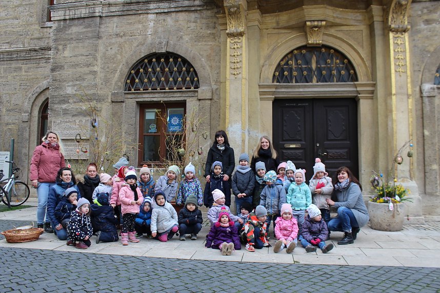 Fr&uuml;hjahrsputz am Bad Langensalzaer Rathaus