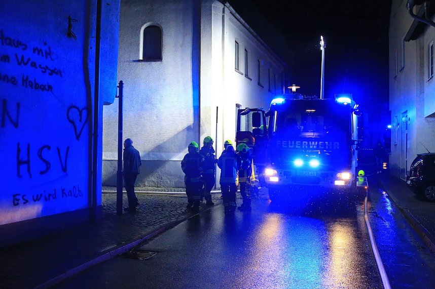 Geb&auml;udebrand in Schlotheim