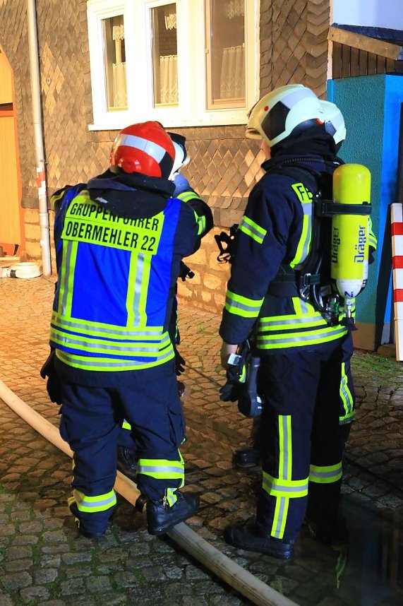 Geb&auml;udebrand in Schlotheim