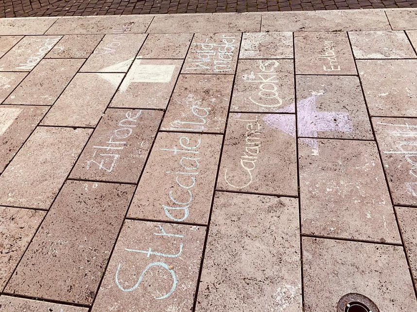 Marketingaktion am Eiscaf&eacute;