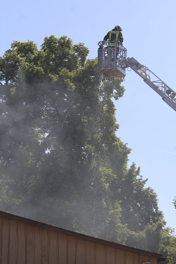 Brandeinsatz heute Vormittag in Bad Langensalza