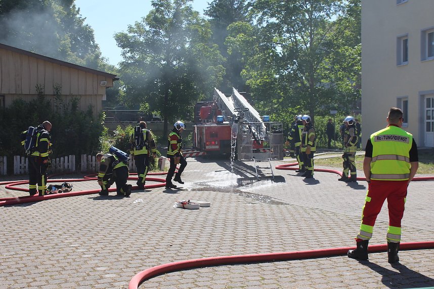 Brandeinsatz heute Vormittag in Bad Langensalza