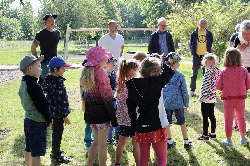 Feierliche Einweihung des neuen Spielplatzes in Bad Langensalza Nord