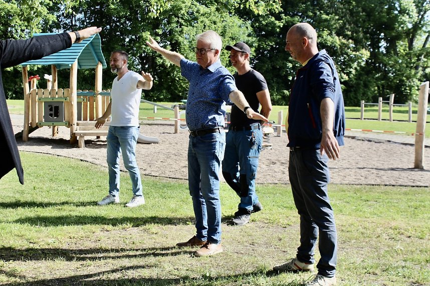 Feierliche Einweihung des neuen Spielplatzes in Bad Langensalza Nord