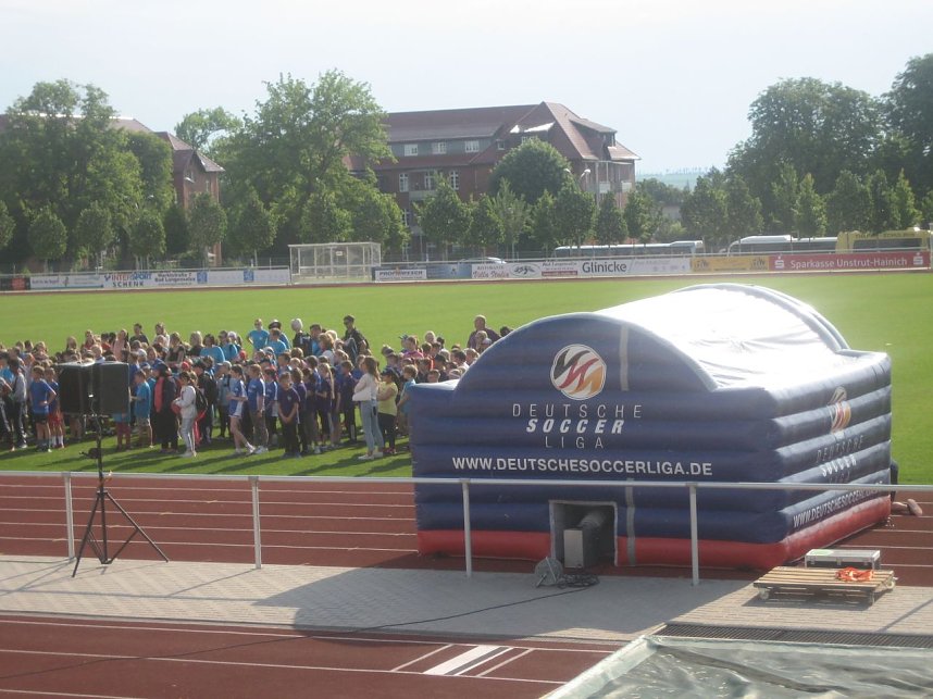 VR Bank Sporttag im Stadion der Freundschaft