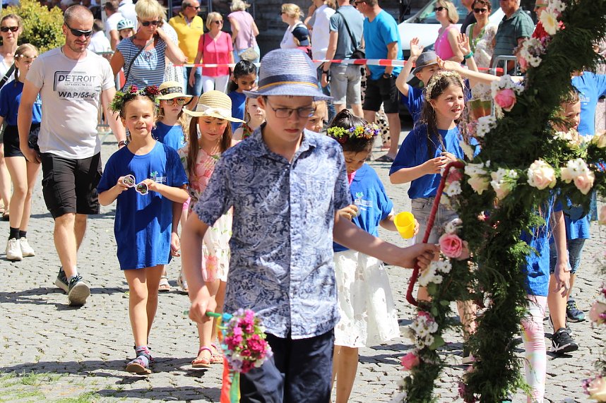 Feierliche Stimmung beim 210. Brunnenfest in Bad Langensalza