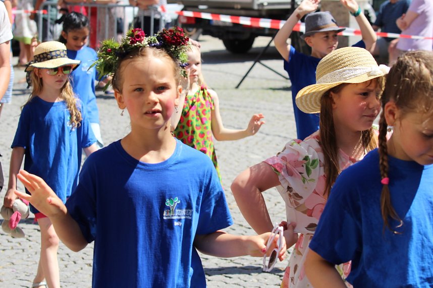 Feierliche Stimmung beim 210. Brunnenfest in Bad Langensalza