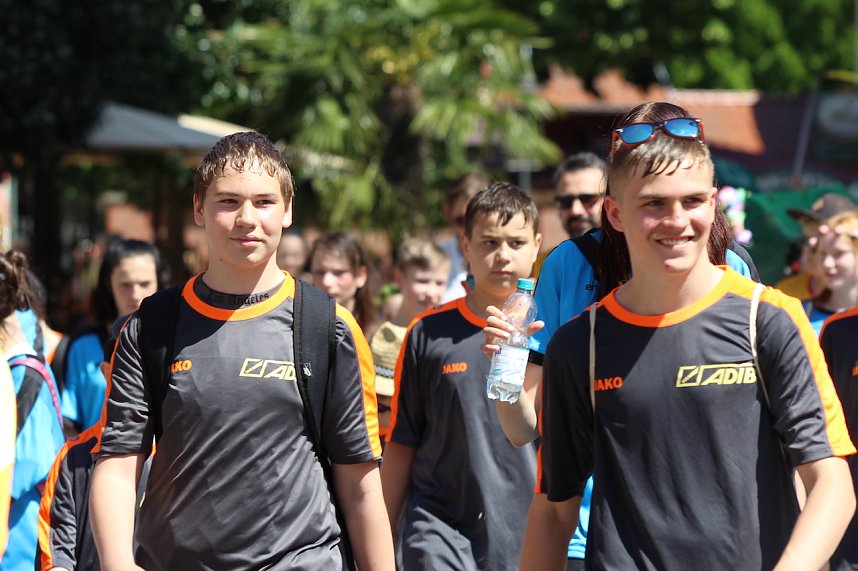 Feierliche Stimmung beim 210. Brunnenfest in Bad Langensalza