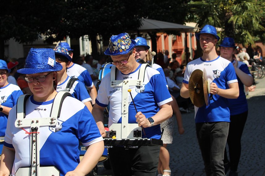Feierliche Stimmung beim 210. Brunnenfest in Bad Langensalza