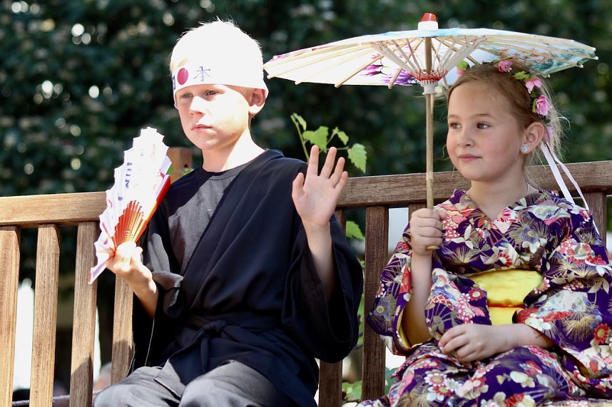 Feierliche Stimmung beim 210. Brunnenfest in Bad Langensalza