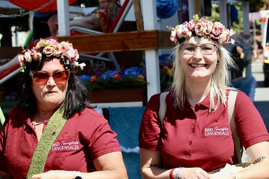 Feierliche Stimmung beim 210. Brunnenfest in Bad Langensalza
