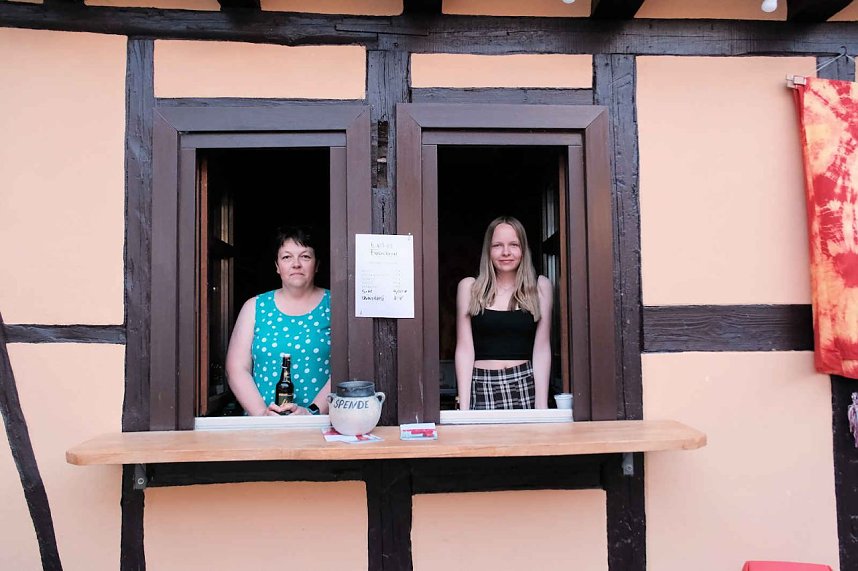 Peter Blei auf dem 31. Kunstmarkt in Friedrichsrode