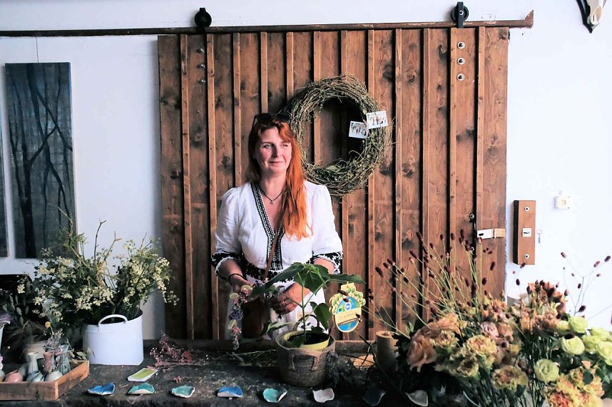 Peter Blei auf dem 31. Kunstmarkt in Friedrichsrode