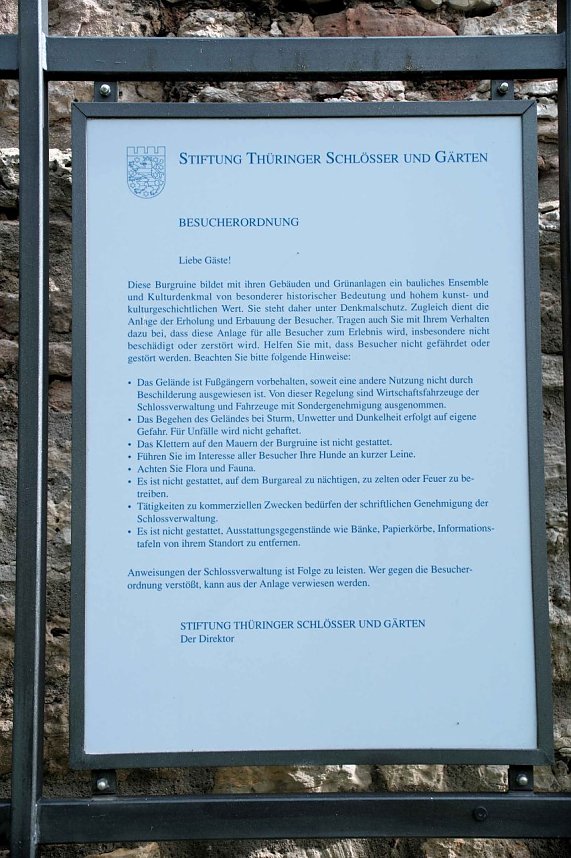 Peter Blei unterwegs auf der Sachsenburg