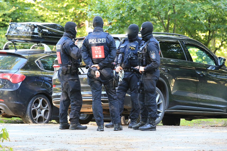 Polizeieinsatz am Hufhaus