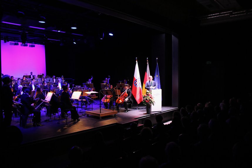 Th&uuml;ringer Festakt zum Tag der Deutschen Einheit in Nordhausen