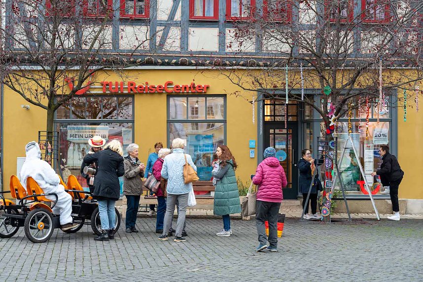 "Verflixt & Zugebommelt!" in der Bad Langensalzaer Innenstadt