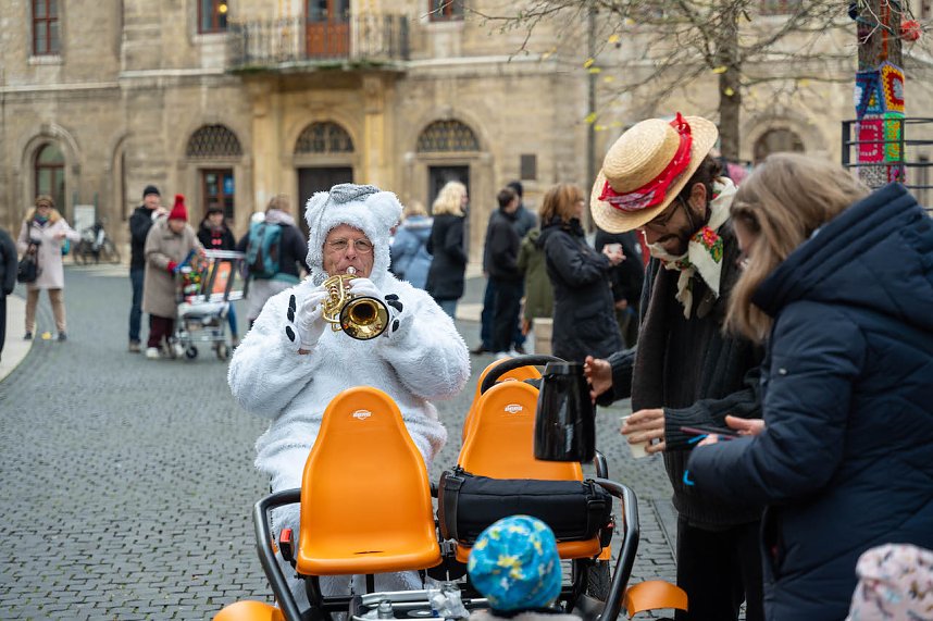"Verflixt & Zugebommelt!" in der Bad Langensalzaer Innenstadt