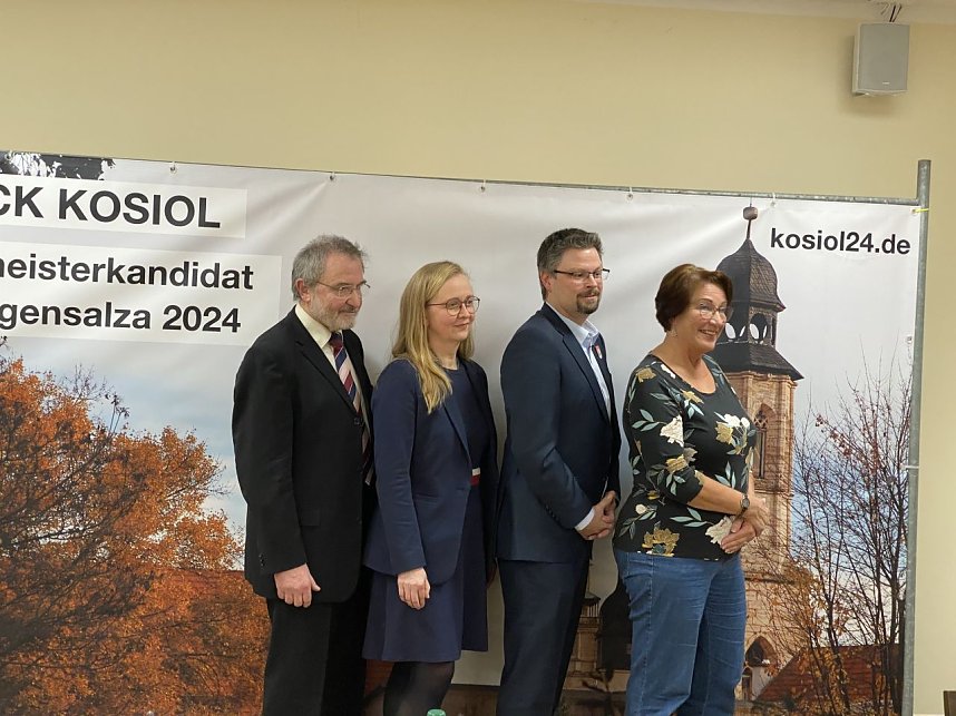 Pressekonferenz im Alphahotel zur Kandidatur von Patrick Kosiol