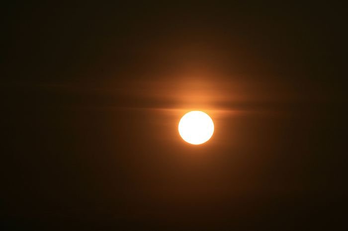 Sonnenuntergang - fotografiert vom Hainer Berg