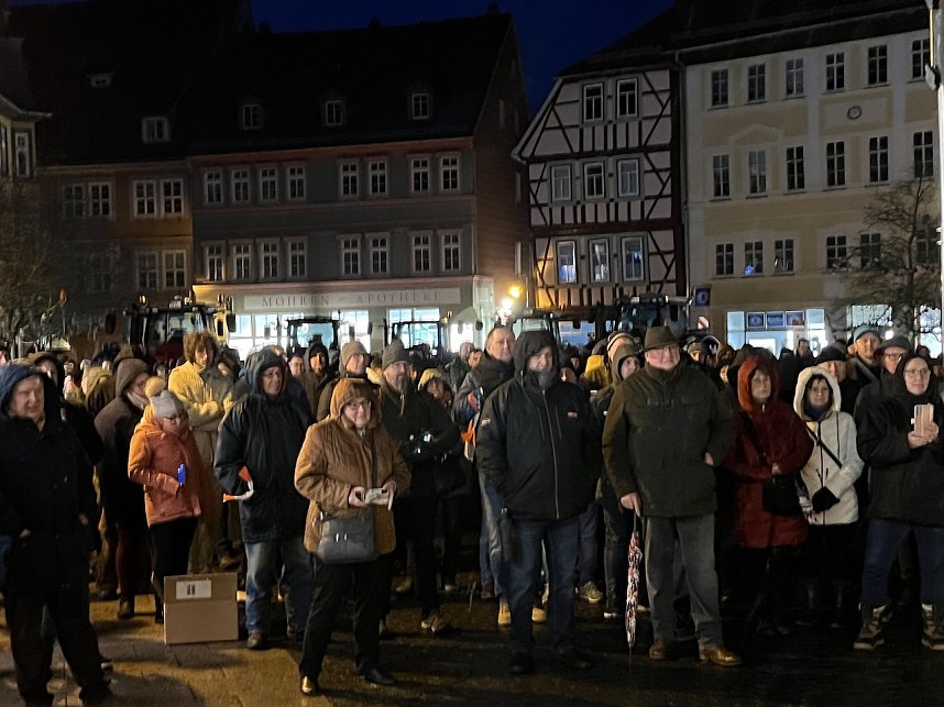 Protestkundgebung auf dem Neumarkt