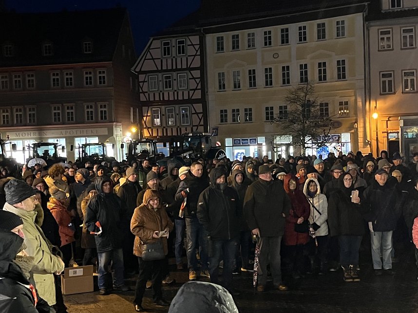 Protestkundgebung auf dem Neumarkt