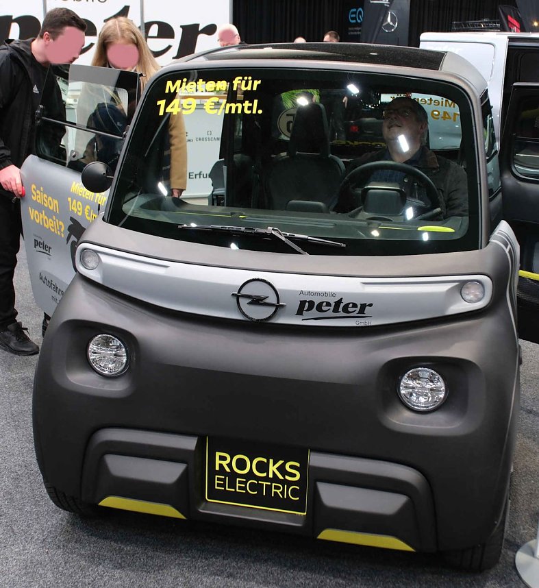 Peter Blei unterwegs auf der Automesse Erfurt