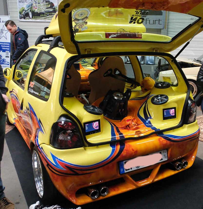 Peter Blei unterwegs auf der Automesse Erfurt