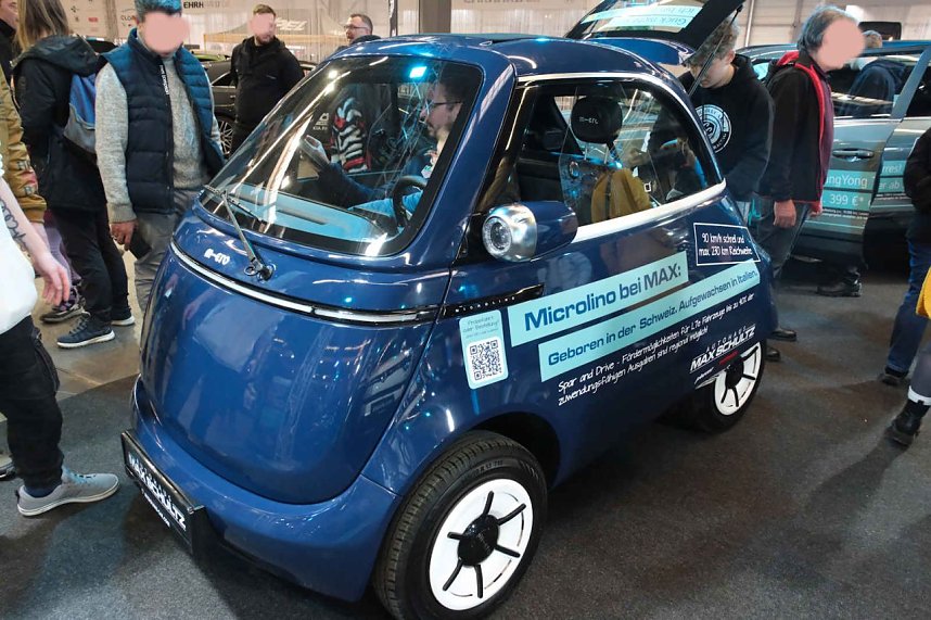 Peter Blei unterwegs auf der Automesse Erfurt