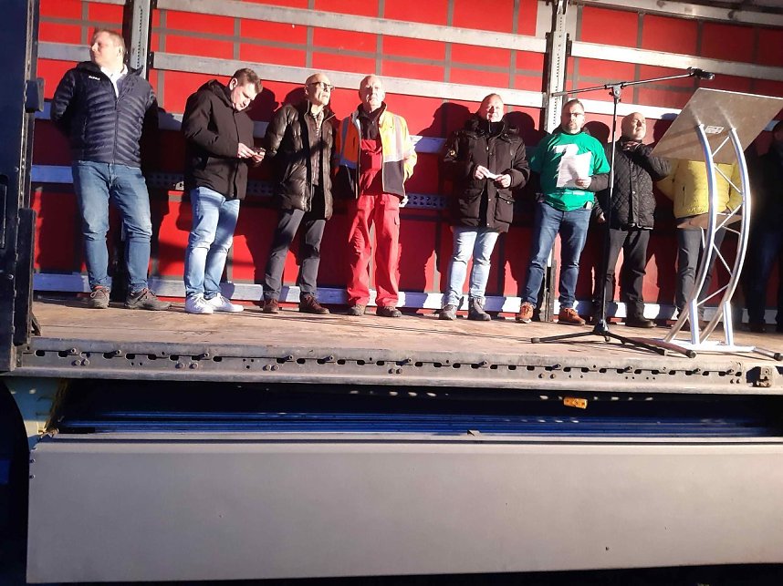 Montagsdemonstration in M&uuml;hlhausen