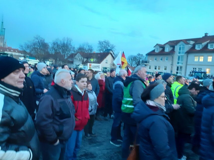 Montagsdemonstration in M&uuml;hlhausen