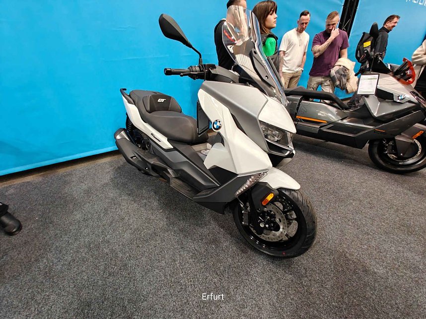 Peter Blei unterwegs auf der Motorradmesse