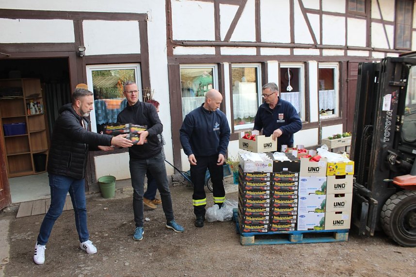 Gro&szlig;e Hilfslieferung f&uuml;r Bad Langensalzaer Tafel