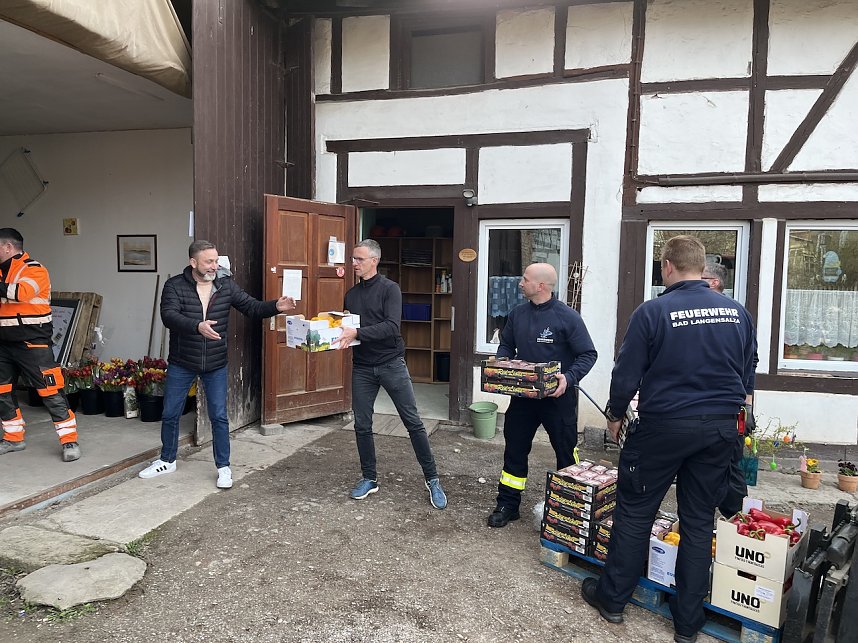 Gro&szlig;e Hilfslieferung f&uuml;r Bad Langensalzaer Tafel