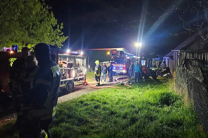 Feuerwehreinsatz in Mehrstedt