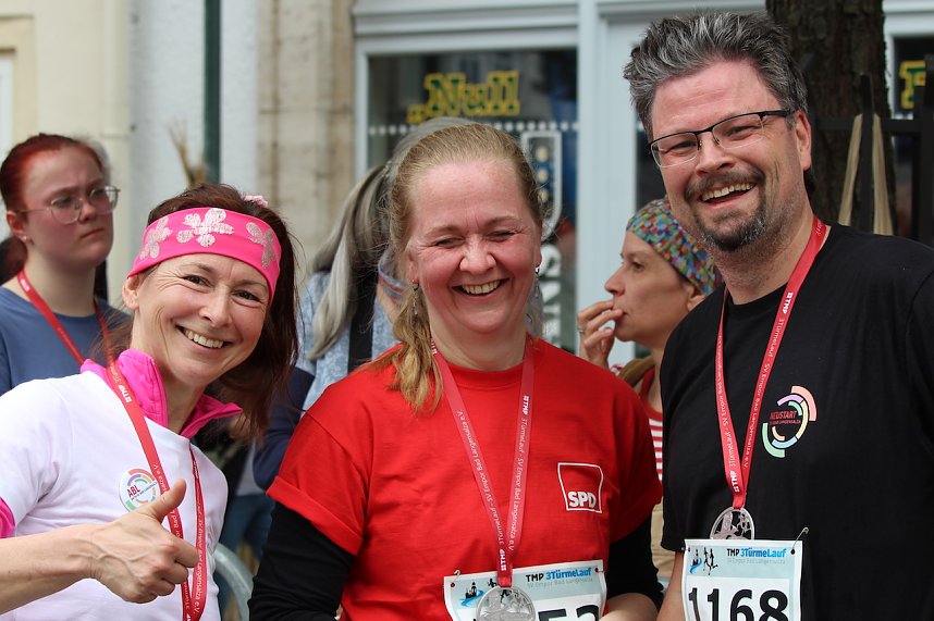 Eintausend L&auml;uferinnen und L&auml;ufer beteiligten sich am 3T&uuml;rmelauf in Bad Langensalza 2024